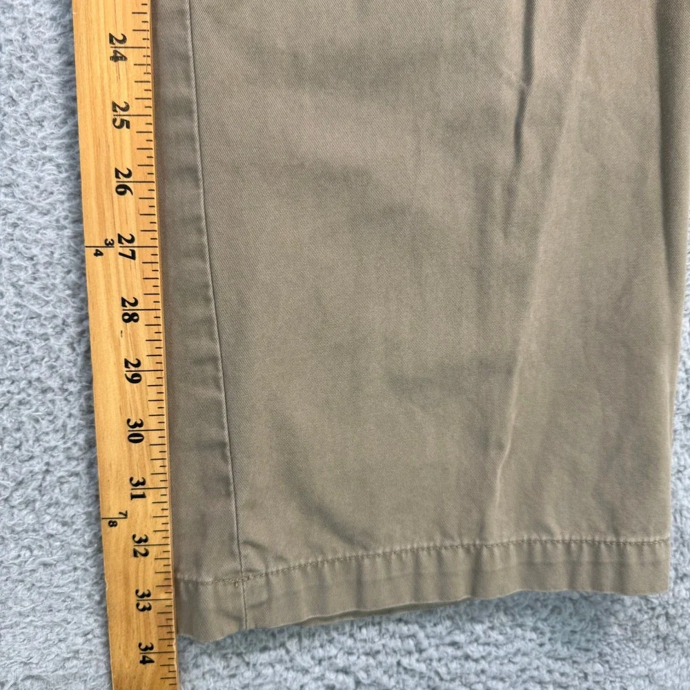 Banana Republic Gavin Chino Mens 38x34 Khaki Tan Cotton Straight Leg Pants